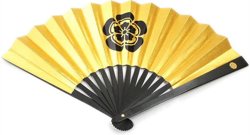 画像1: 織田 信長8寸金鉄扇 (1)