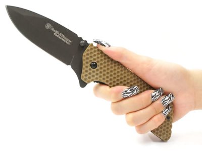 画像1: S＆W Extreme Ops フレームロックタックナイフ