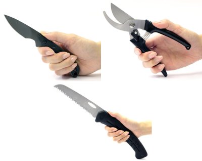 画像1: ハンティングキットパックナイフ