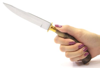 画像1: スチールスタッグハンターナイフ