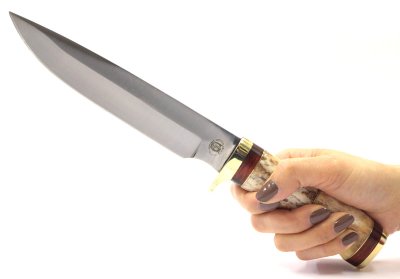 画像1: ベアーボーイハンターナイフ