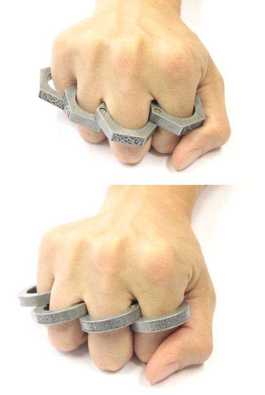 画像3: 連結可変リングメリケンナックル (3)