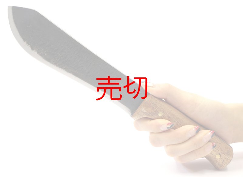 画像2: 鍛造タイプキャンプナイフ&ブッシュマンミニマチェットナイフ (2)