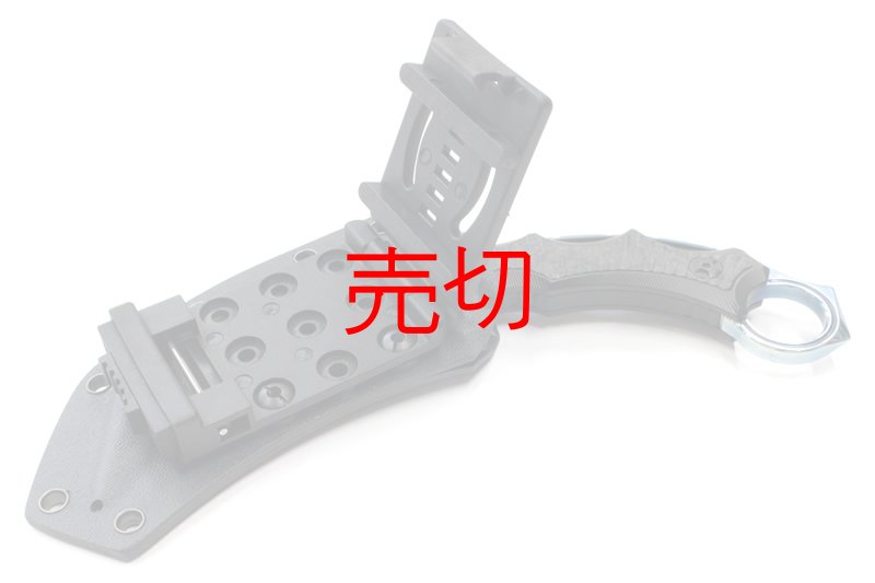 画像4: D2工具鋼ジャングルカランビットナイフ (4)