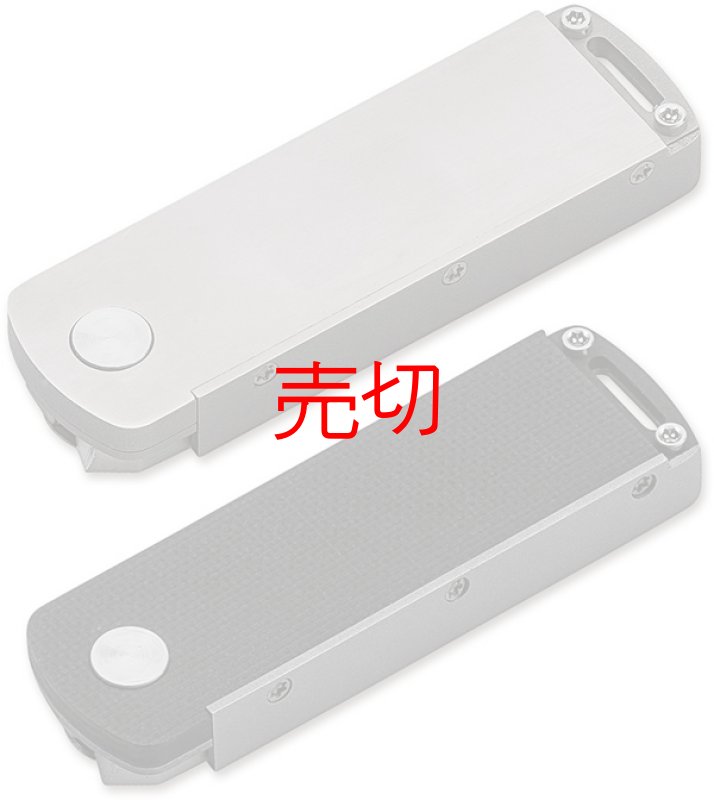 画像2: ザ・ロケット チタン＆G10ハンドルライナーロックナイフ (2)