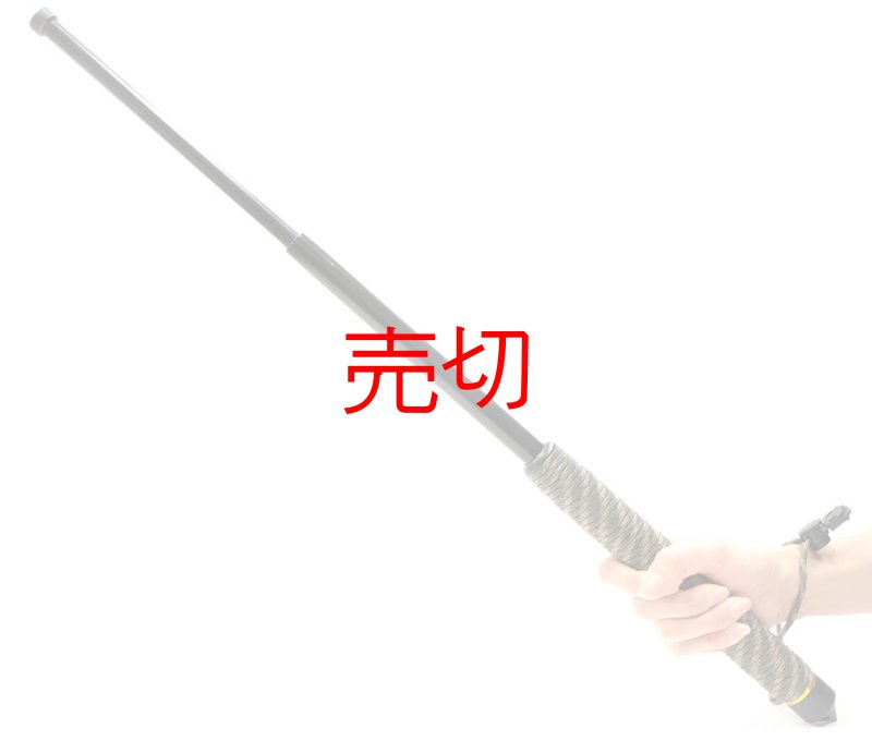 画像2: コード巻き 特殊3段警棒(緊急脱出ガラスブレーカー装備) (2)