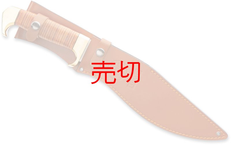 画像3: U.S.M.C.公式ライセンススタッグレザーハンドルククリナイフ (3)