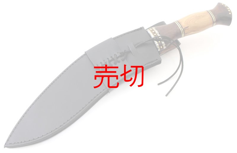 画像4: ダマスカスククリナイフローズウッド&オリーブハンドル (4)