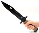 画像2: ファイタータンバヨネットブレードナイフ (2)