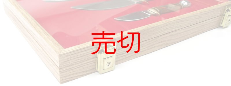 画像2: ナチュラルウッドナイフディスプレーケース スモール (2)