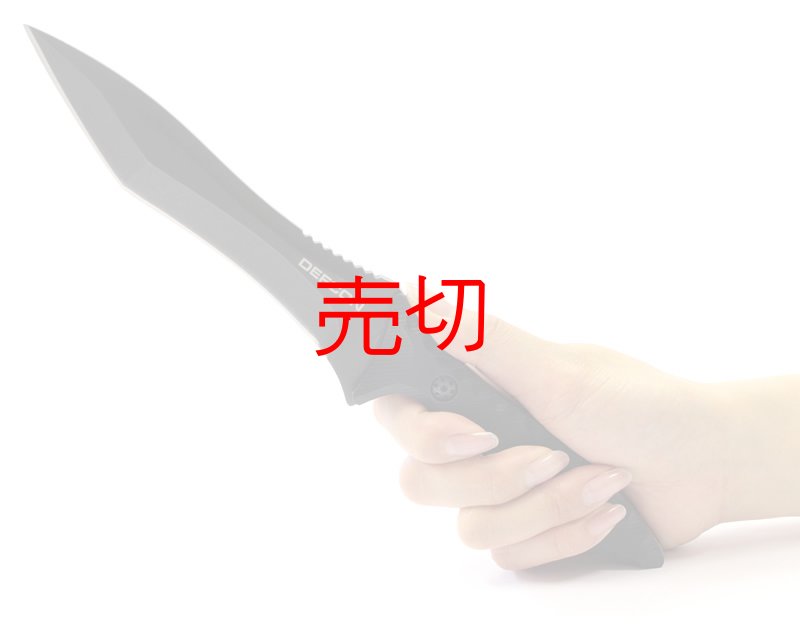 画像2: デフコン「ザ・ヒドラ」 D2工具鋼フルタングナイフ (2)