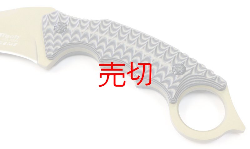 画像4: デザートバックリングタクティカルカランビットナイフ (4)