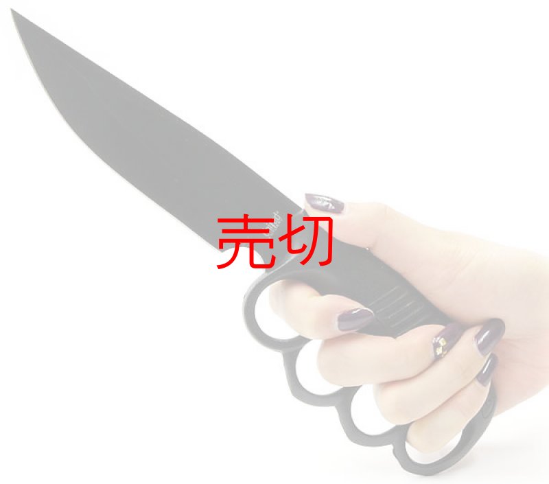 画像2: セントリープレインショルダーナイフBK ナックルガード・ショルダーハーネスナイフ (2)