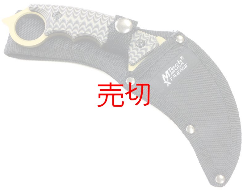 画像3: デザートバックリングタクティカルカランビットナイフ (3)
