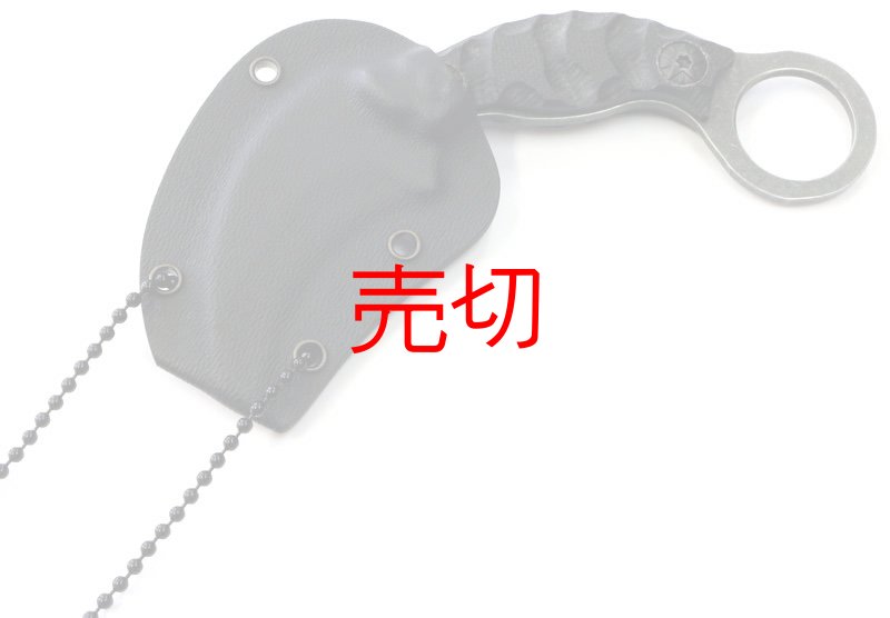 画像4: タクティカルカランビットミニネックナイフ (4)