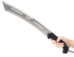 画像2: シルバーカーブタントーマチェットナイフ (2)