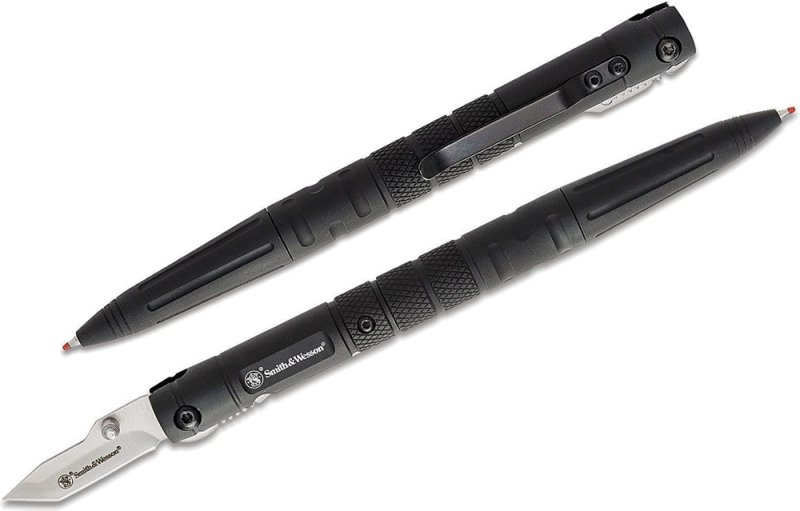 画像1: S＆W おりたたみプレーンブレードペンナイフ (1)