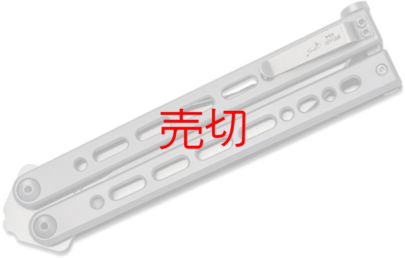 画像3: ベアソング154CM鋼VIIスモールバタフライナイフ (3)