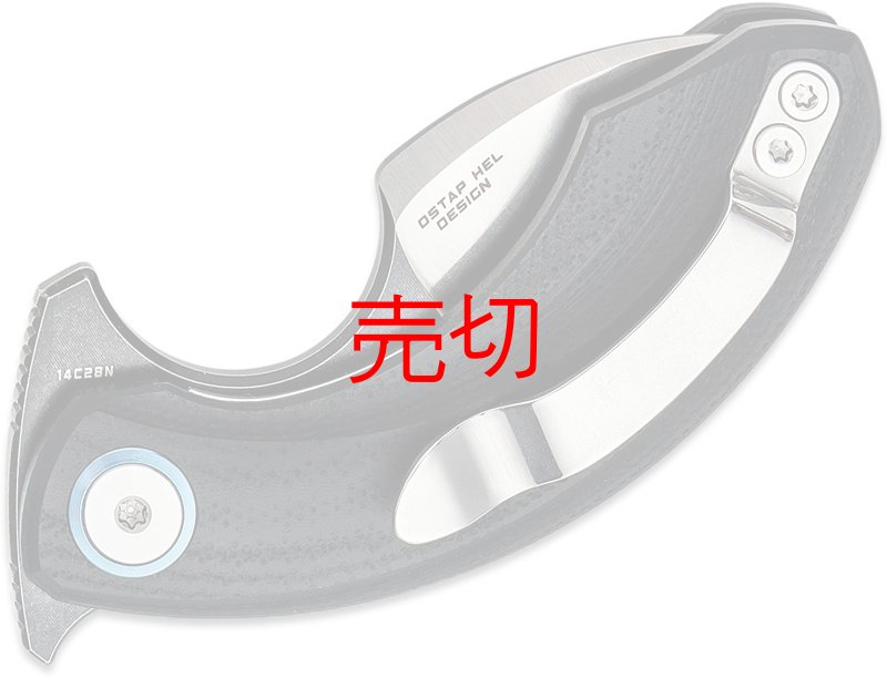 画像2: プッシュカランビットフリッパーナイフ (2)