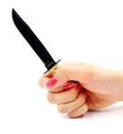 画像2: ミニミニサバイバルナイフ ザ・カバイ ネックレスナイフ (2)