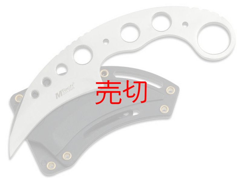 画像2: スケルトンバックリングプレーンカランビットナイフ (2)