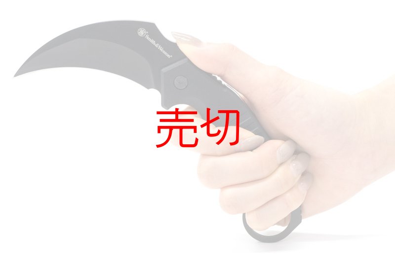 画像2: S&W O.P.S.ホークビルブレードカランビットナイフ (2)