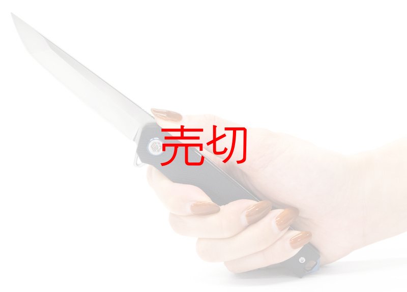 画像2: WIN+D2タントーライナーロックフリッパーナイフ (2)