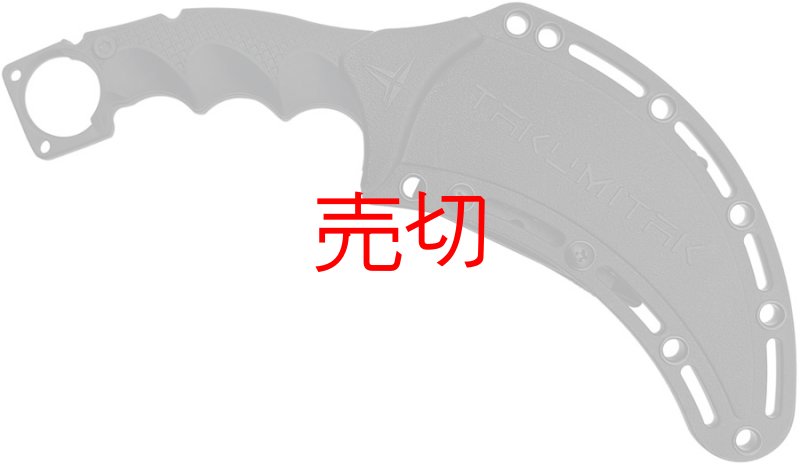 画像3: ミッドナイトカランビットフルブラックナイフ (3)