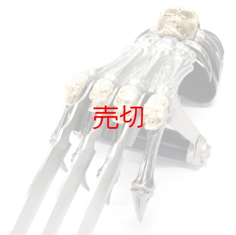 画像4: スカルメディーバルスリークローナイフ (4)