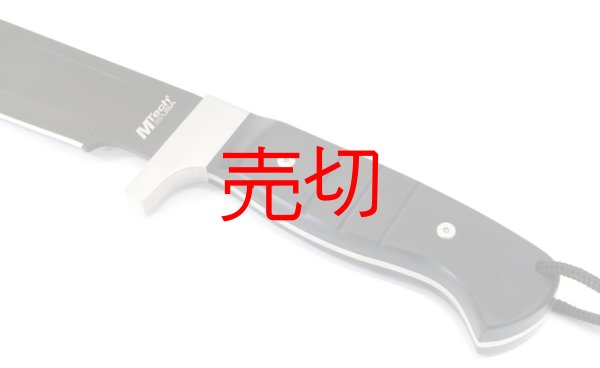 ロングサバイバルブラックマチェットナイフ