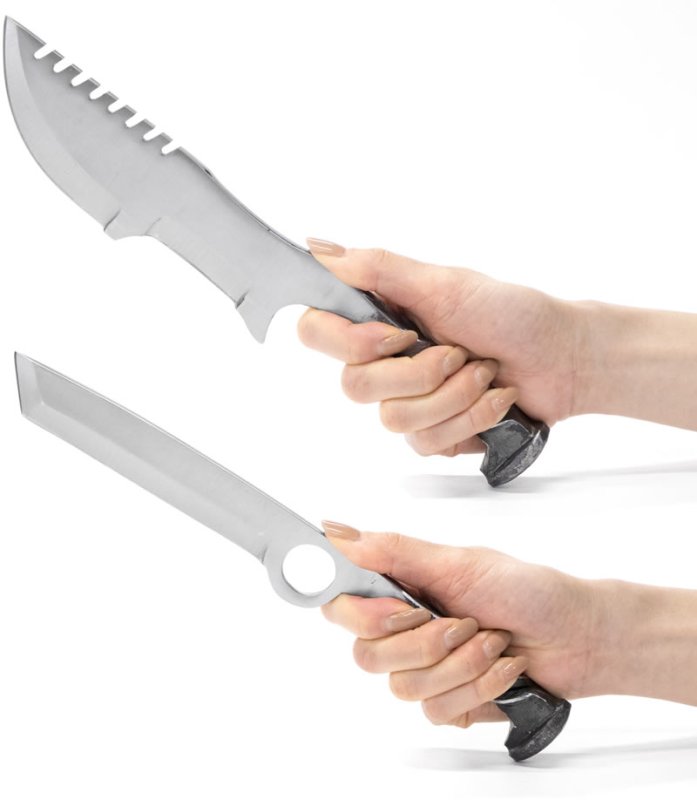 画像2: レールロードドッグネイルクナイフ(犬釘ナイフ) (2)