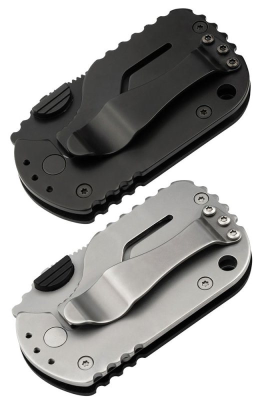 画像2: Subcom2.0 フレームロックブラックアウトナイフ (2)