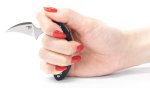 画像4: M-Cut プッシュストレリット G10ナイフブラック (4)