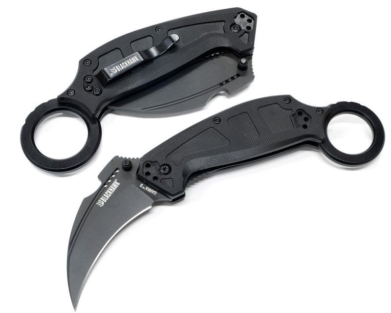 画像1: BLACKHAWK ガーラ3タクティカルカランビットナイフ (1)