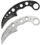 画像1: スケルトンバックリングプレーンカランビットナイフ (1)