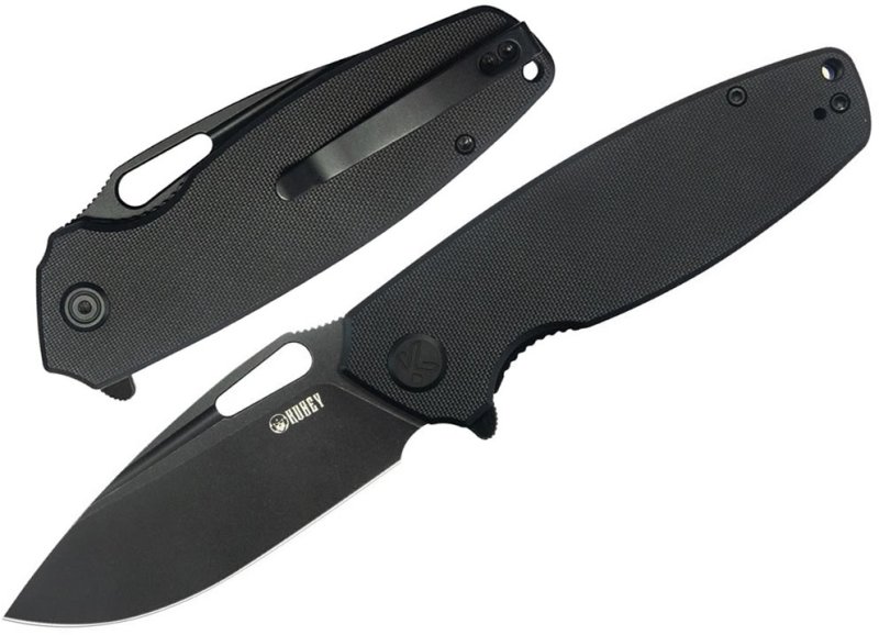 画像1: ティティアスE.D.C.フルブラックナイフ (1)