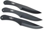 画像1: UZI スローイングブラックナイフ3本組 (1)