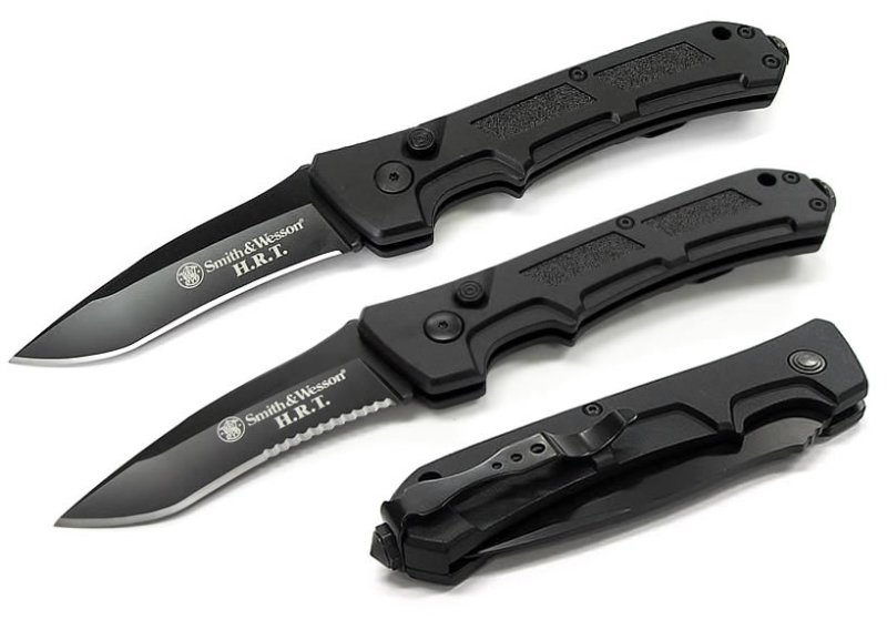 画像1: S＆W H.R.Tボタンロック タントーブレード ウインドブレーカー付 (1)