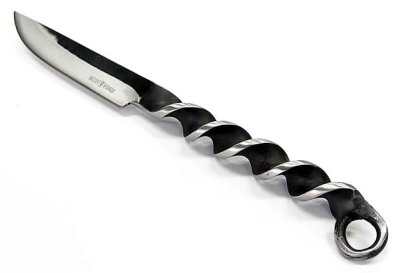 画像3: 鍛造タイプ ワンピーススパイラルナイフ