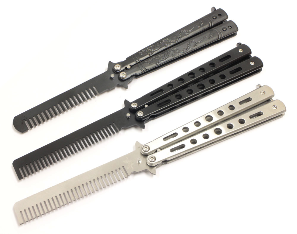 バタフライナイフタイプ クシ