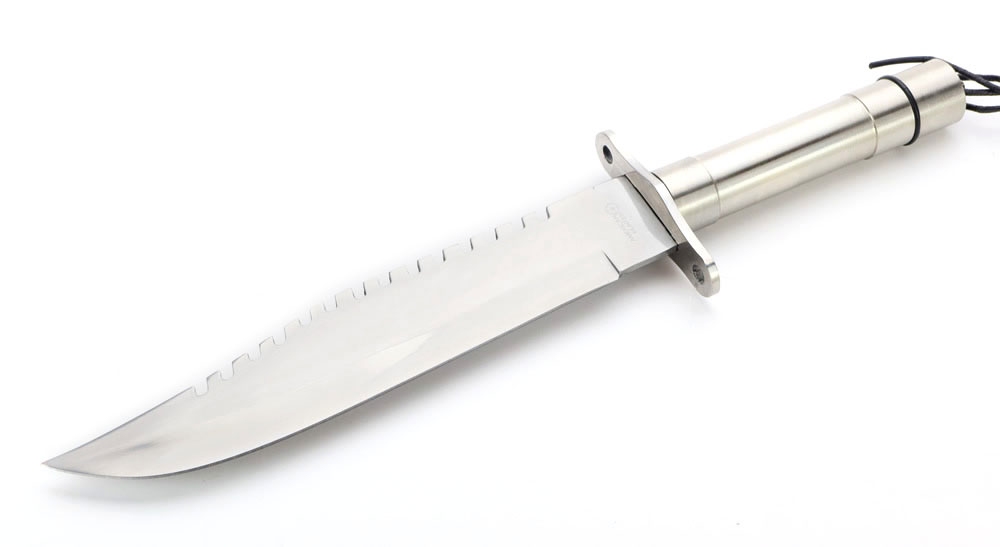 アウトレットアフリカサバイバルナイフ シルバーブレード